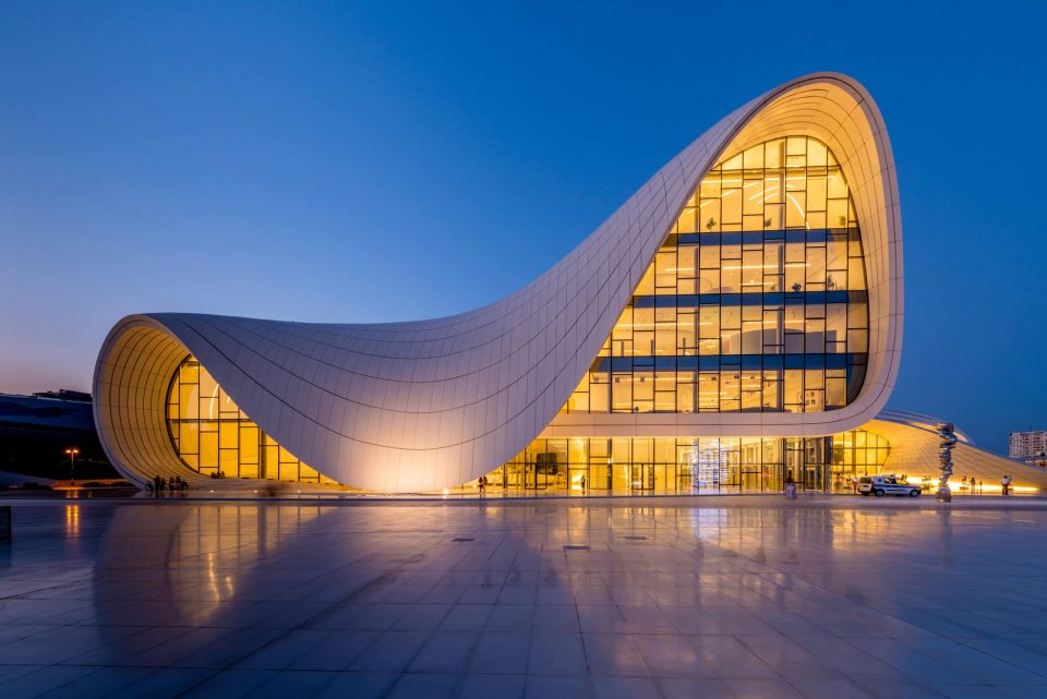 Heydar Aliyev Center en Azerbaijan.