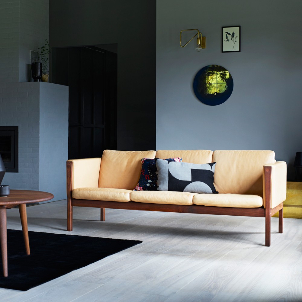 sofa de piel carl hansen and son